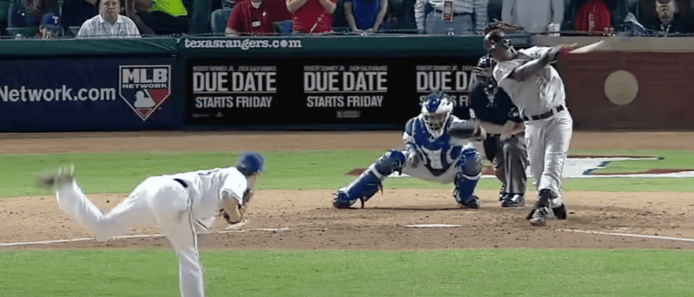Edgar Renteria celebrates his pivotal hit that stunned the baseball world in 1997